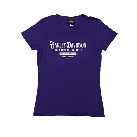 t-shirt viola harley davidson bergamo