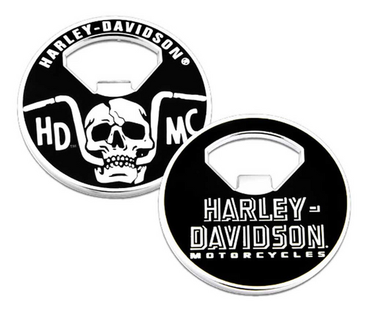 Harley-Davidson® Handlebar Skull Metal Challenge cavatappi moneta
