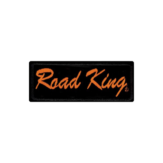 Toppa Harley-Davidson® con scritta “Road King” ricamata