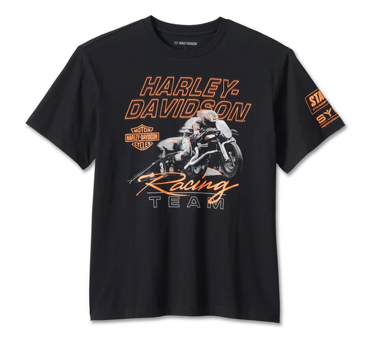 Maglietta Nera Harley Davidson Factory da uomo