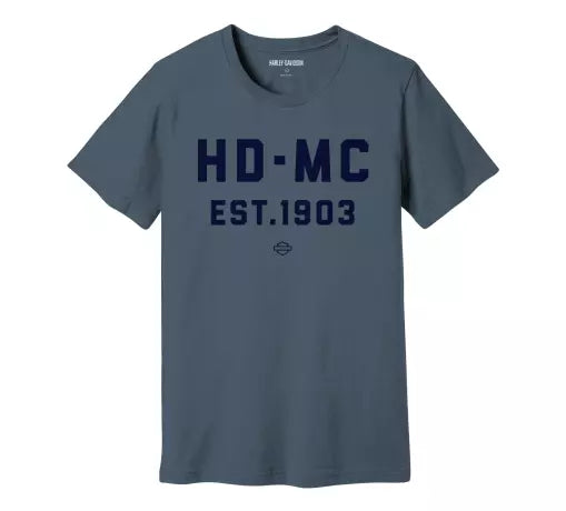 T-shirt HD-MC da uomo - Blu polvere