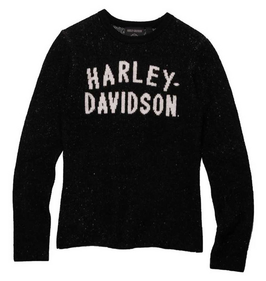 Maglione Harley Davidson nero - Donna