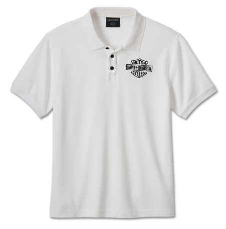 Harley-Davidson Polo Shirt Bar & Shield white