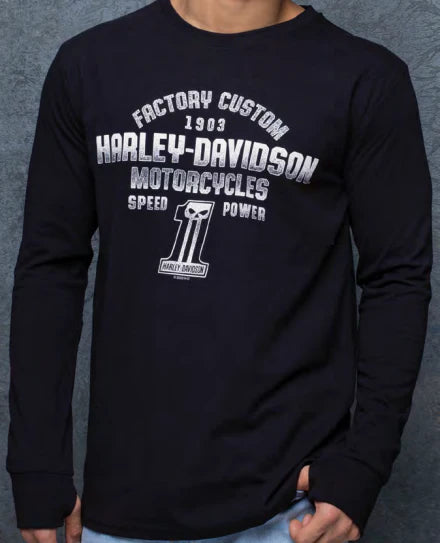 maglietta con stampa harley davidson bergamo