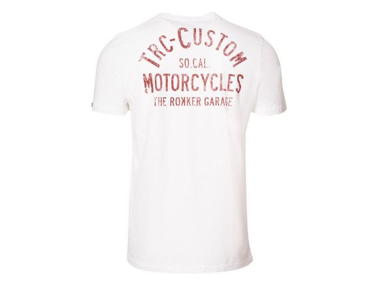 Rokker maglietta Bianca Motorcycle lifestyle - bianca - uomo