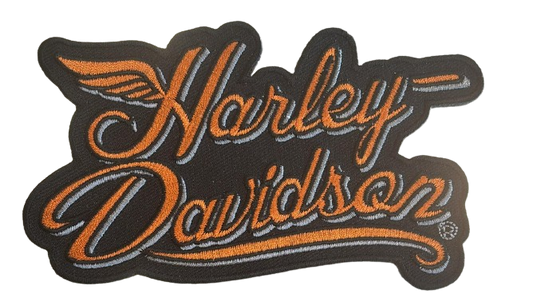 patch scritta harley davidson