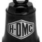Campanella H-DMC scolpito Harley-Davidson®, finitura nera opaca e argento