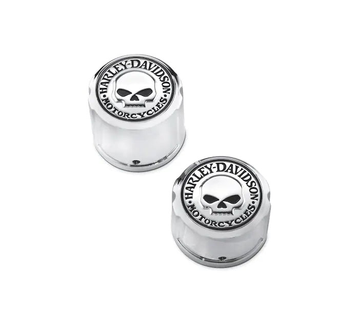 Willie G Skull Rear Axle Nut Covers H-D®