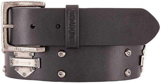 Harley-Davidson Men's Jackhammer Genuine Leather Belt