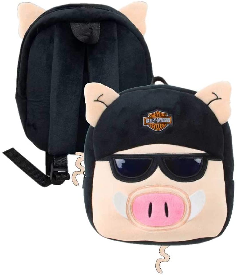 Kids' Hog Biker Plush Backpack 3-D Ears & Tail