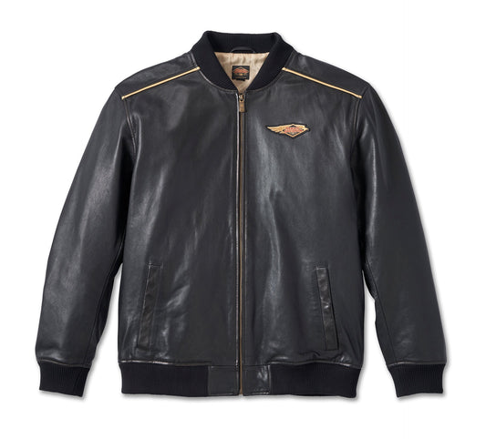 Giacca in pelle 120° Anniversario Leather Jacket, uomo