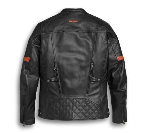 Giacca Vanocker Waterproof Triple Vent System Leather Harley-Davidson®, uomo