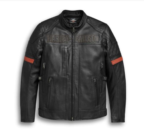 Giacca Vanocker Waterproof Triple Vent System Leather Harley-Davidson®, uomo