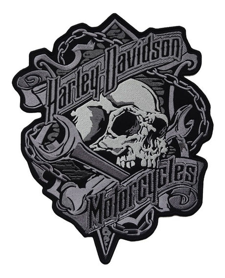 H-D® Patch Mechanic Skull Motorcycles