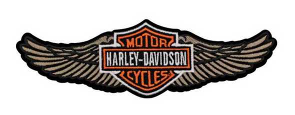 H-D® Patch Straight Wing Tan
