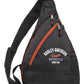 H-D® Quilted Travel Black&Orange Bag