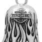 Silver Flames B&S Ride Bell