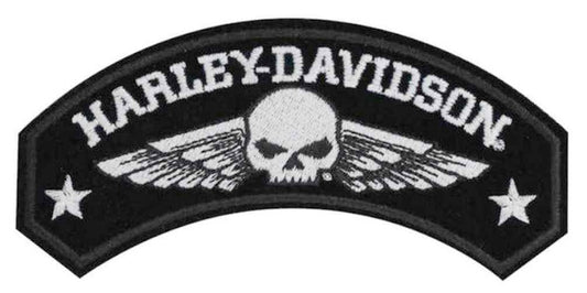 H-D® Patch a bilanciere con ali militari ricamate Harley-Davidson®