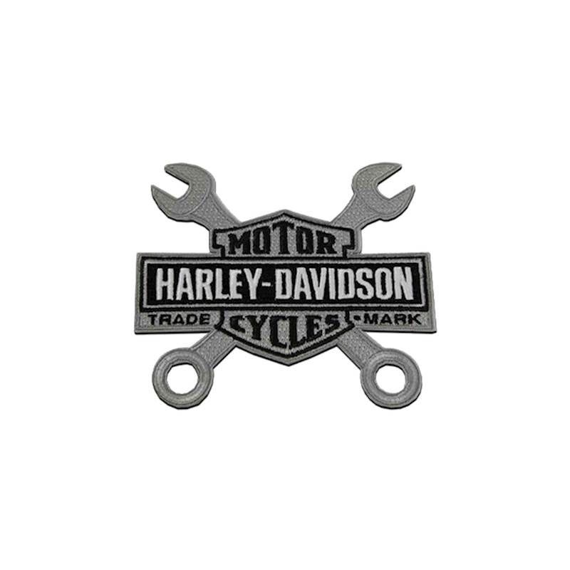H-D® Patch Embroidered Wrenches Bar & Shield Logo Emblem Sew-On