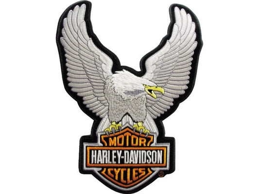 H-D® Patch UPWING EAGLE SILVER- Toppa piccola