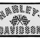 H-D® Patch da cucire con emblema della bandiera a scacchi Harley-Davidson - bianco e nero