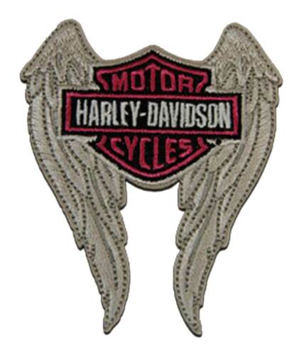 H-D® Patch con stemma con logo scudo e barra alata ricamata